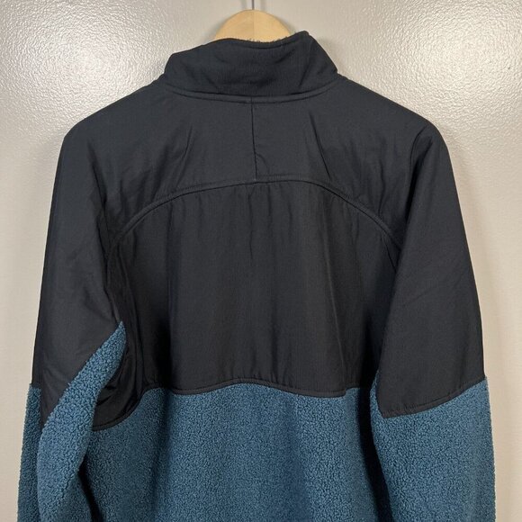 Under Armour Mens Mission Boucle Sherpa Swacket Jacket Size XL UA Full Zip Blue - Picture 9 of 11